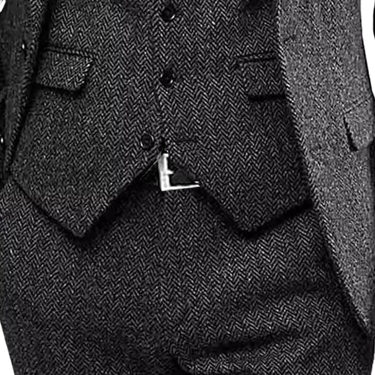 Traje de 3 piezas de tweed para hombre, traje de esmoquin formal y ajustado, traje de esmoquin formal, blazer, pantalones, chaleco