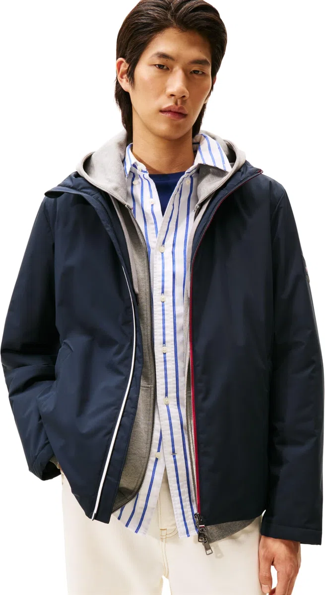 Tommy Hilfiger Cortavientos Hombre Hooded ligera