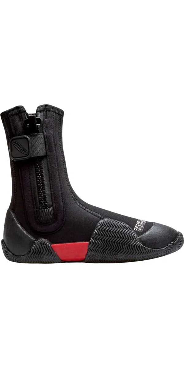 GUL Junior 5mm Powerboot Easy-Zip - Negro - Unisex - Talón y Puntera Reforzados para Mayor Durabilidad