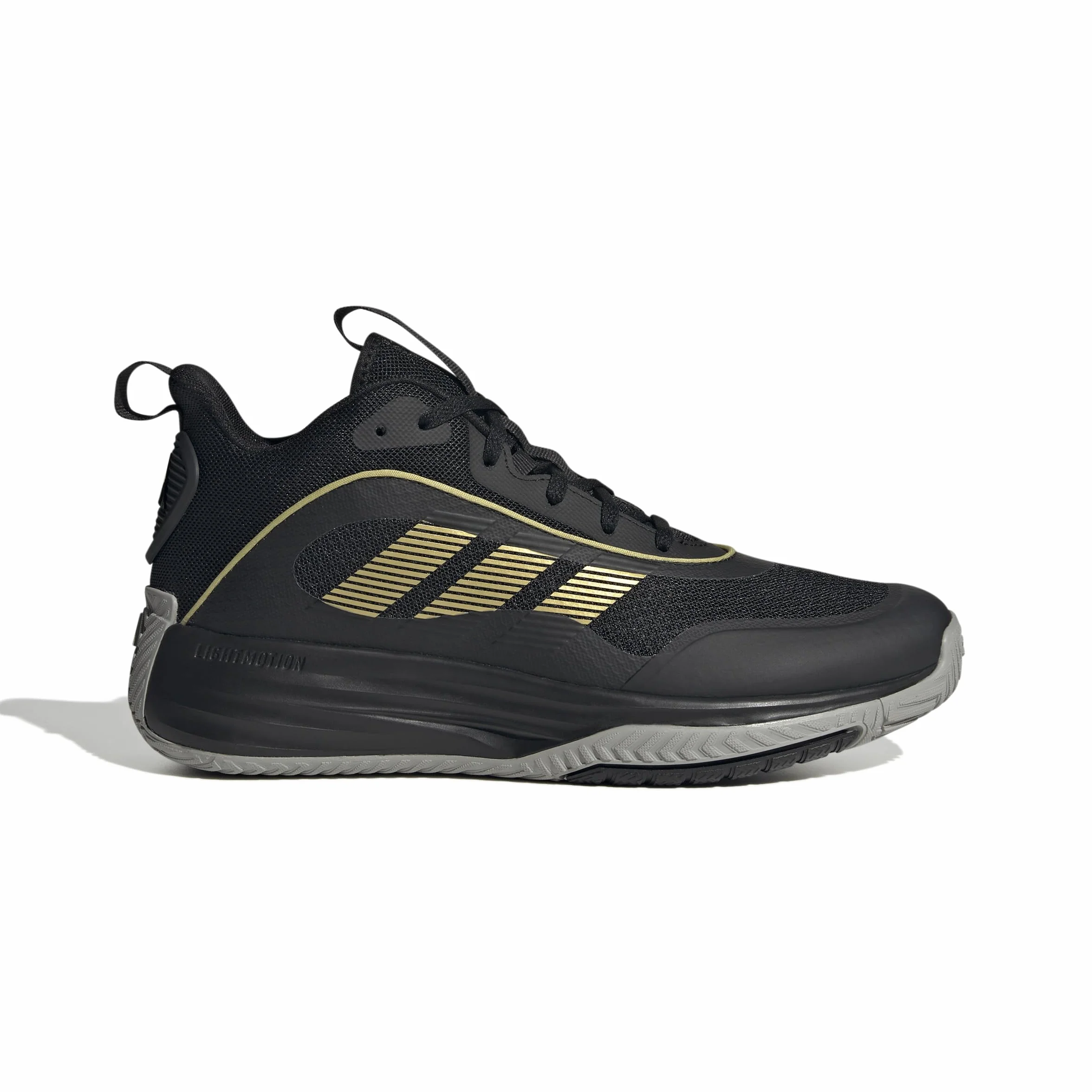 adidas Own The Game 3 Shoes Core Black Gold Metallic Mgh Solid Grey 47 1/3 EU