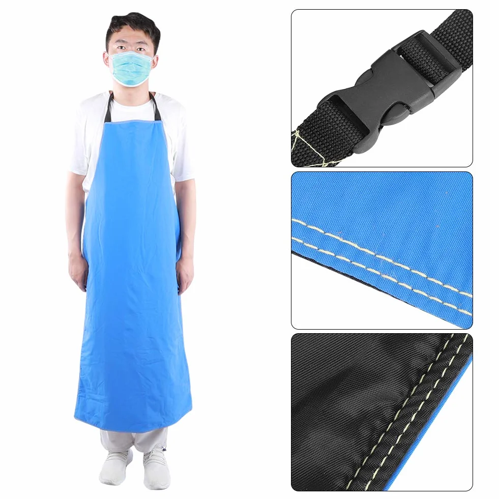 Cryo - Delantal protector de nitrógeno líquido, delantal de seguridad criogénico con tela impermeable y transpirable, delantal de trabajo resistente a bajas temperaturas para uso e