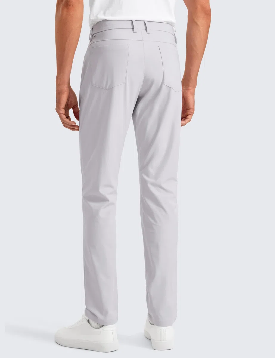 CRZ YOGA All Day Comfy Pantalones de Golf para Hombre con 5 Bolsillos Secado Rápido Ligero Casual Trabajar - 71cm/76cm/81cm/86cm