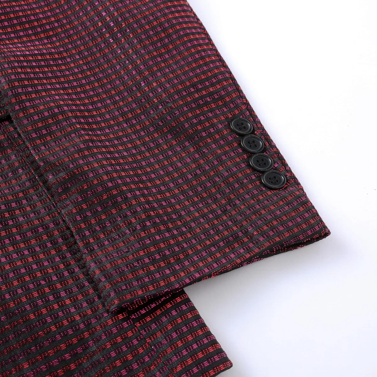 YFFUSHI Blazer Hombre Smoking Elegante Brillante con Cuello de Pico Esmoquin Slim Fit para Cenas Bodas y Galas