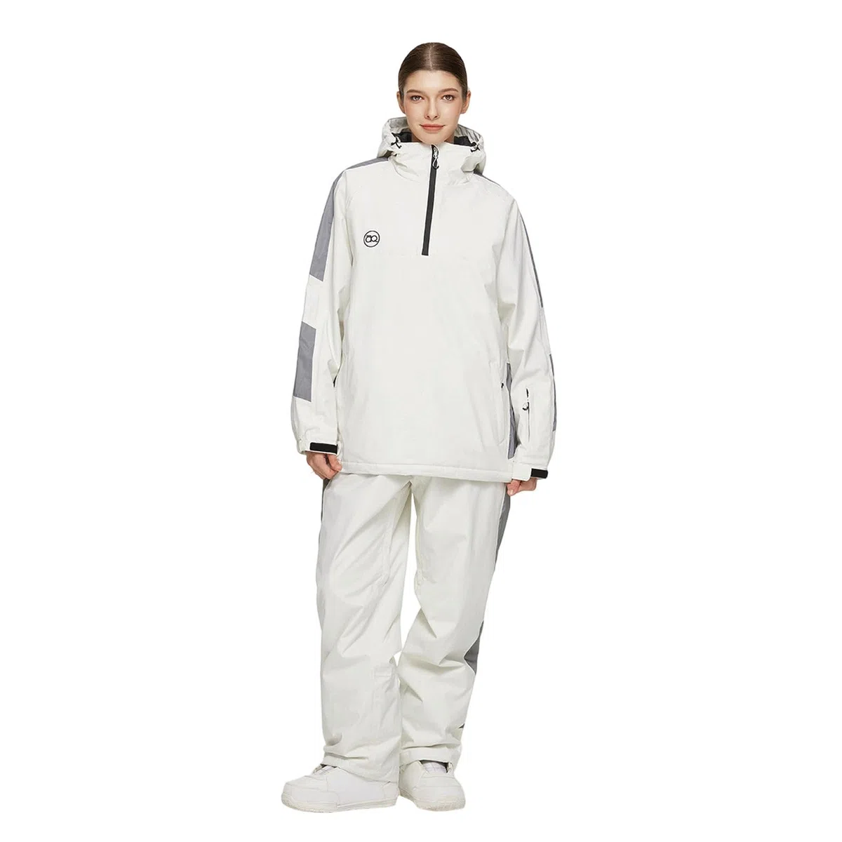 Generisch Trajes de esquí para mujer y hombre, 2 piezas, juegos de snowboard impermeables, resistentes al viento, invierno cálido, chaqueta y pantalones, juego para esquiar, escalada, trajes de nieve