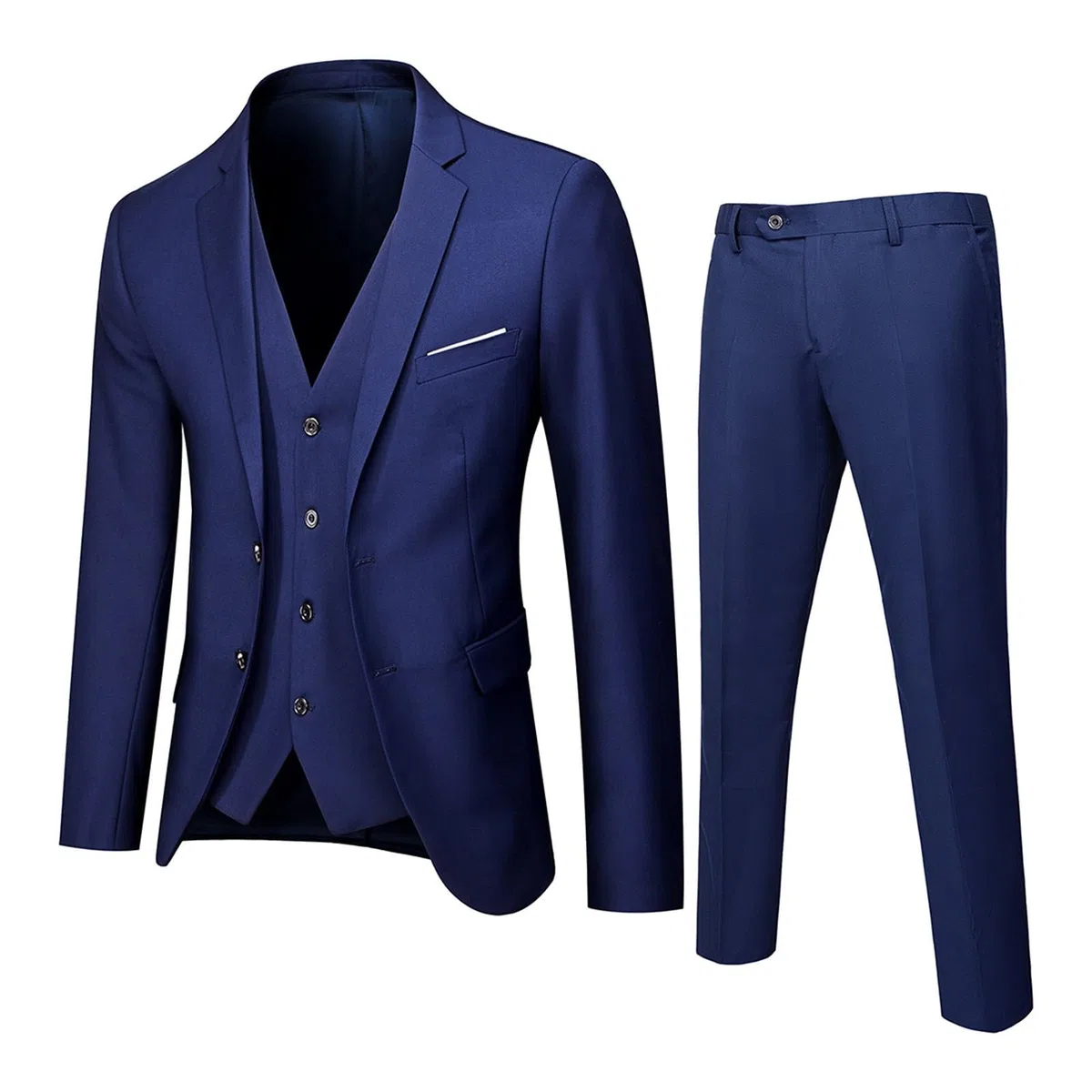 Genérico Americana Hombre Blazer Slim Fit Fiesta Chaqueta de Traje Caballero Elegante Boda Negocios Casual Ajustada Moderna Night A71