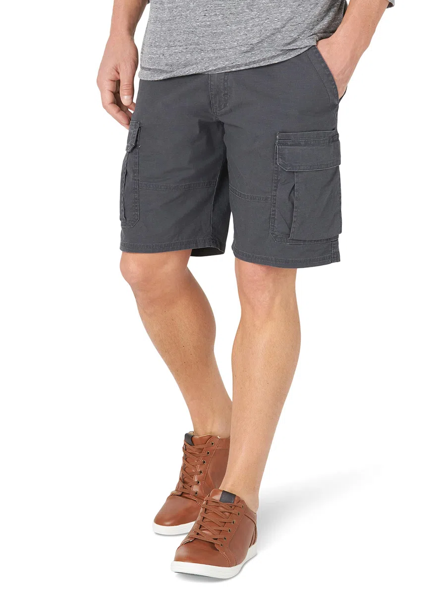 Wrangler Authentics Big & Tall Classic Relaxed Fit Stretch Cargo Short - Pantalones Cortos Cargo clásicos, de Corte Relajado, elásticos Hombre
