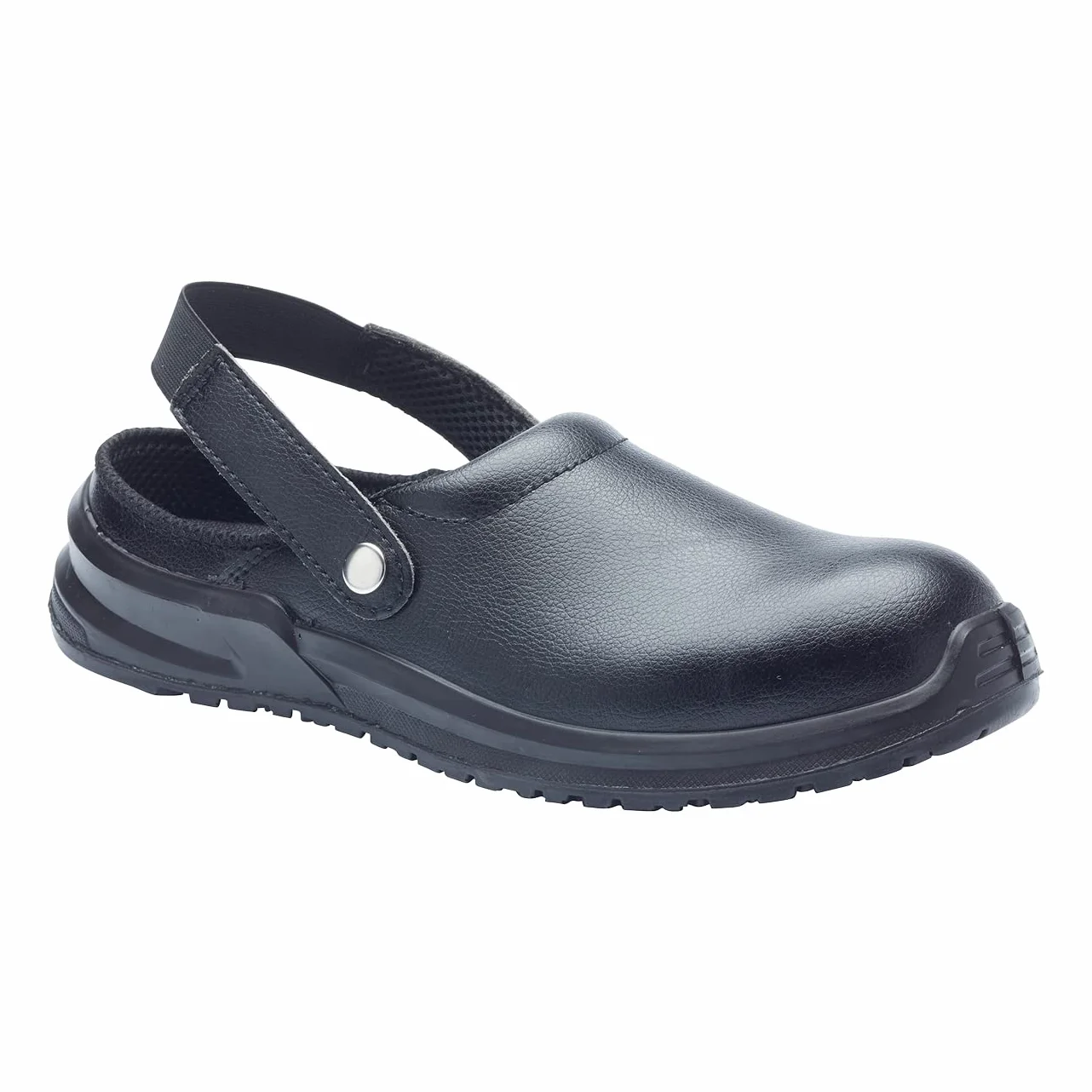 Blackrock Black Hygiene Safety Clog with Steel Toe Cap