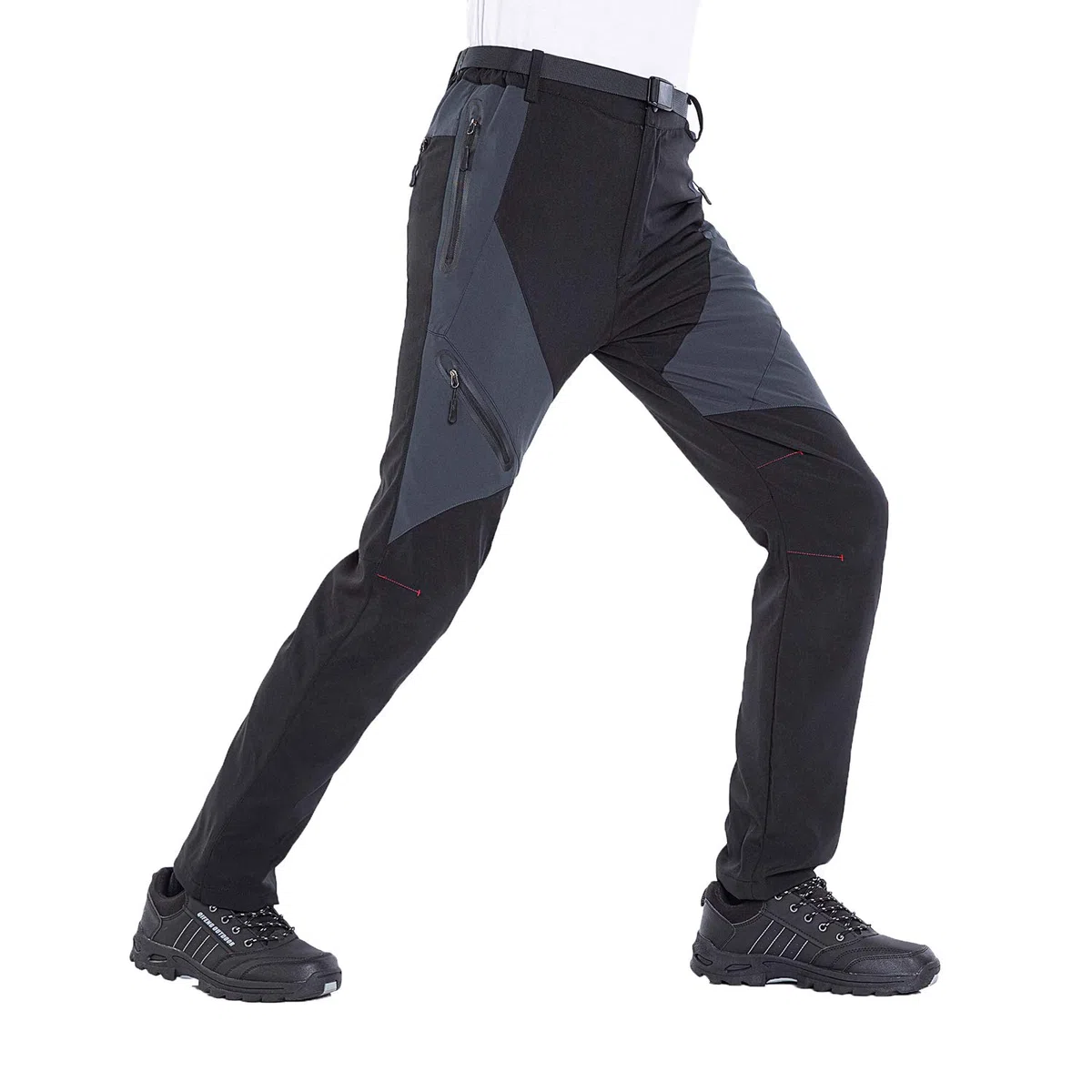 Pantalones para Caminar al Aire Libre para Hombre Pantalones de Senderismo Transpirables Ligeros a Prueba de Viento para Primavera Verano otoño
