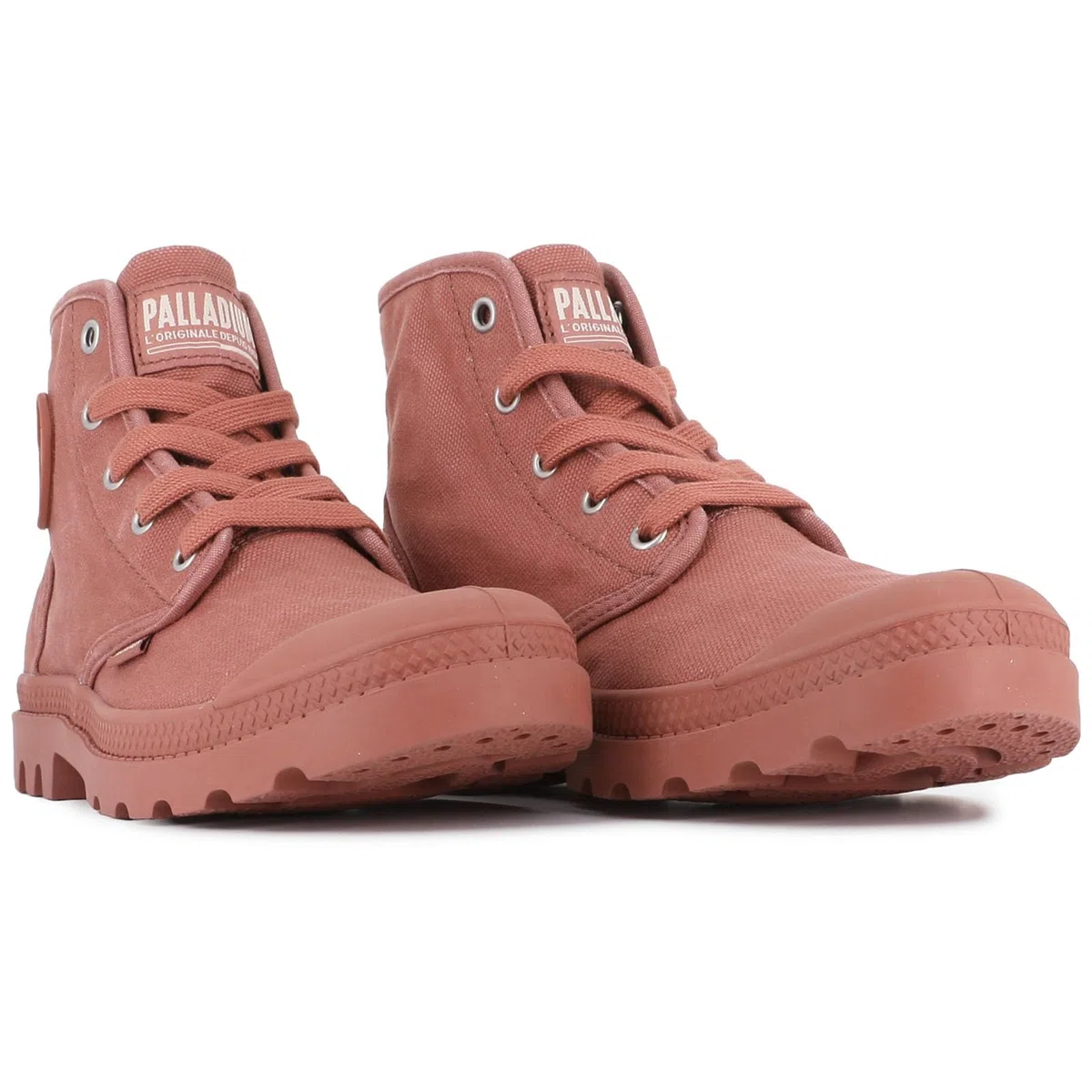 Palladium Pampa Hi, Botas Cortas al Tobillo Mujer, Rojo, 43 EU