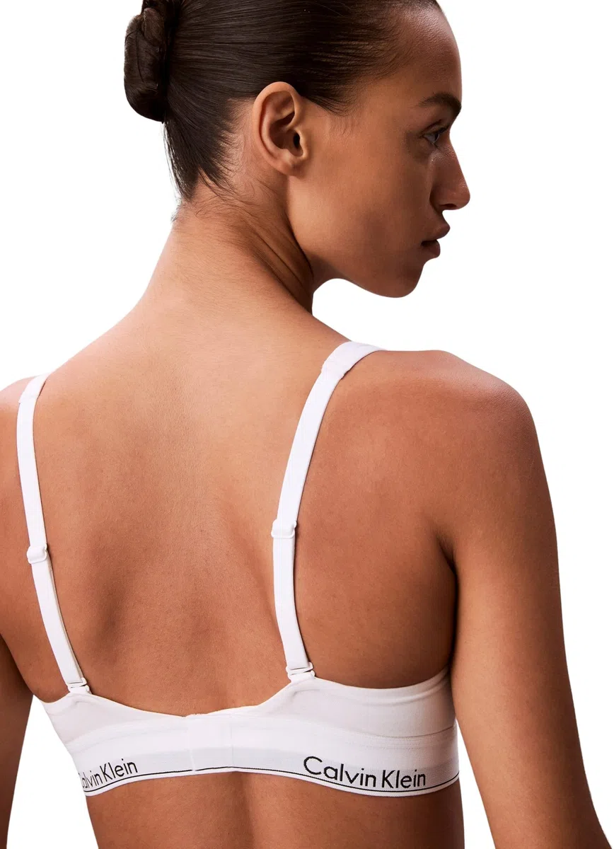 Calvin Klein Unlined Traingle Scoop Back Lv00qf8576 Triángulo Mujer