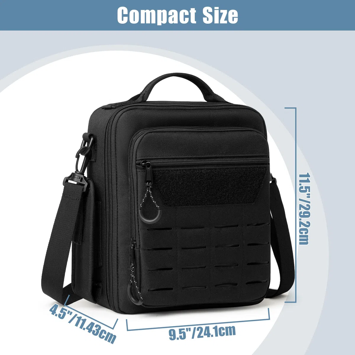 Damero Bolsa de Viaje para Auriculares de Piloto, Caja de Almacenamiento para Auriculares de Aviación, Kneeboard, IPad y Más (Solo Bolsa)