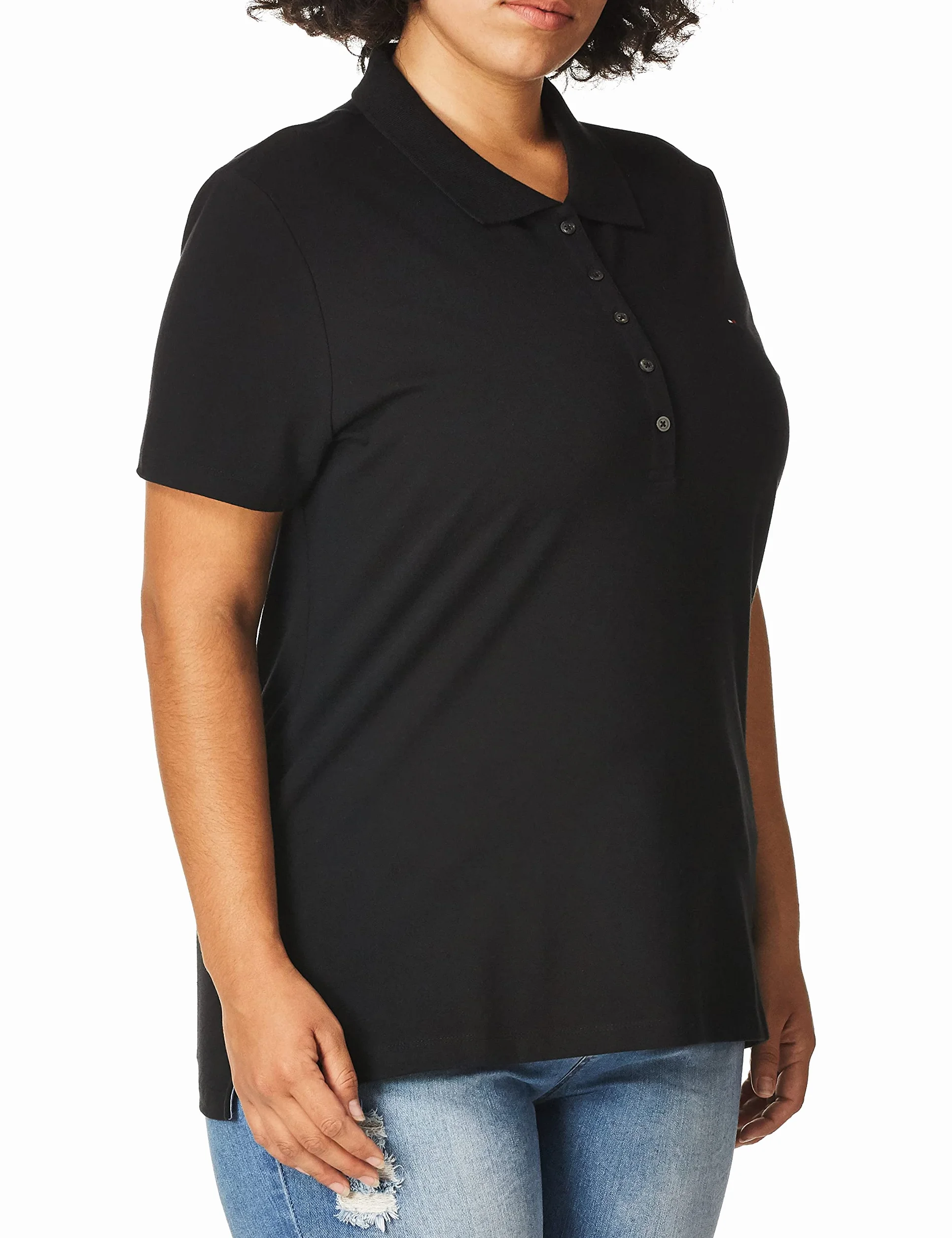 Tommy Hilfiger Classic Polo (Standard and Plus Size) Polo Core S/S Mujer
