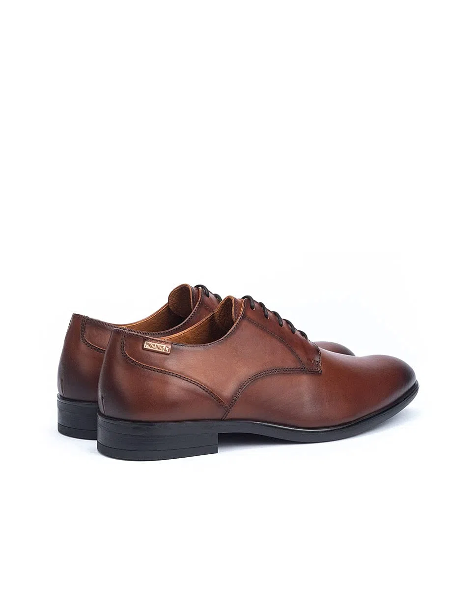 Pikolinos Bristol Zapatos Cordones Hombre | en Cuero | Plantilla Extraíble | Talla EU 39-47