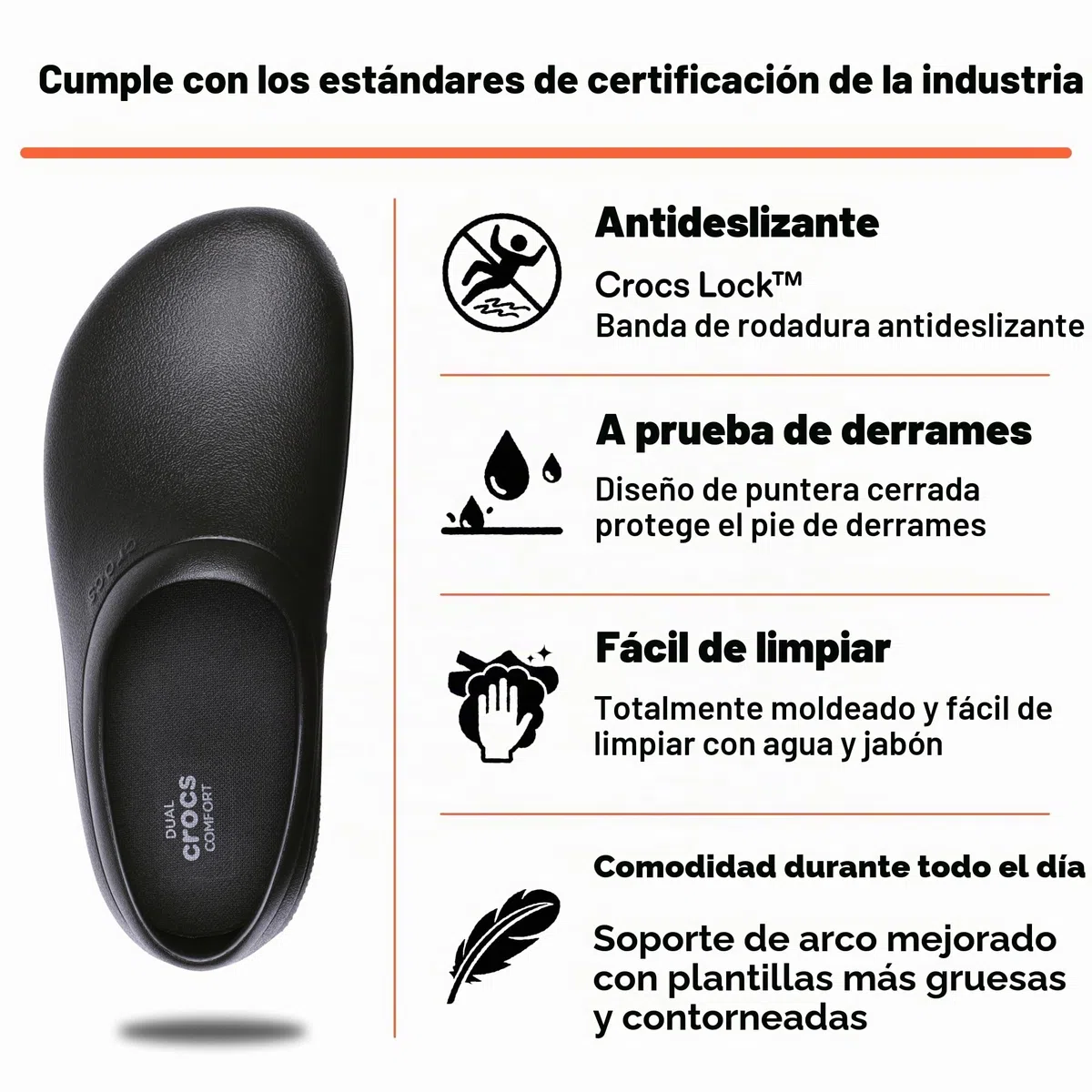 Crocs Unisex-Adult On The Clock Work Slip On