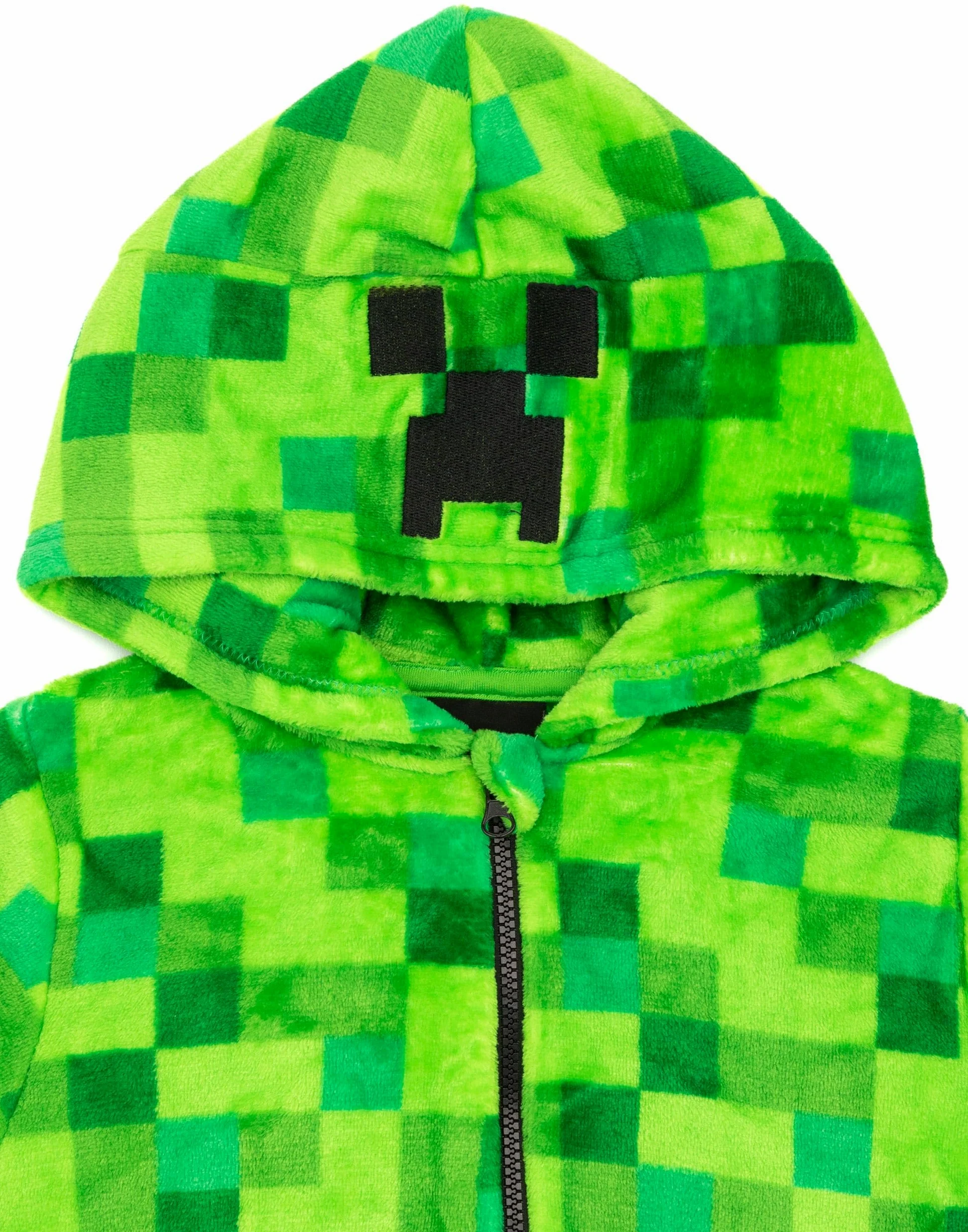 Minecraft Onesie Pixelated Creeper Sleepsuit Gamer Regalo para niños