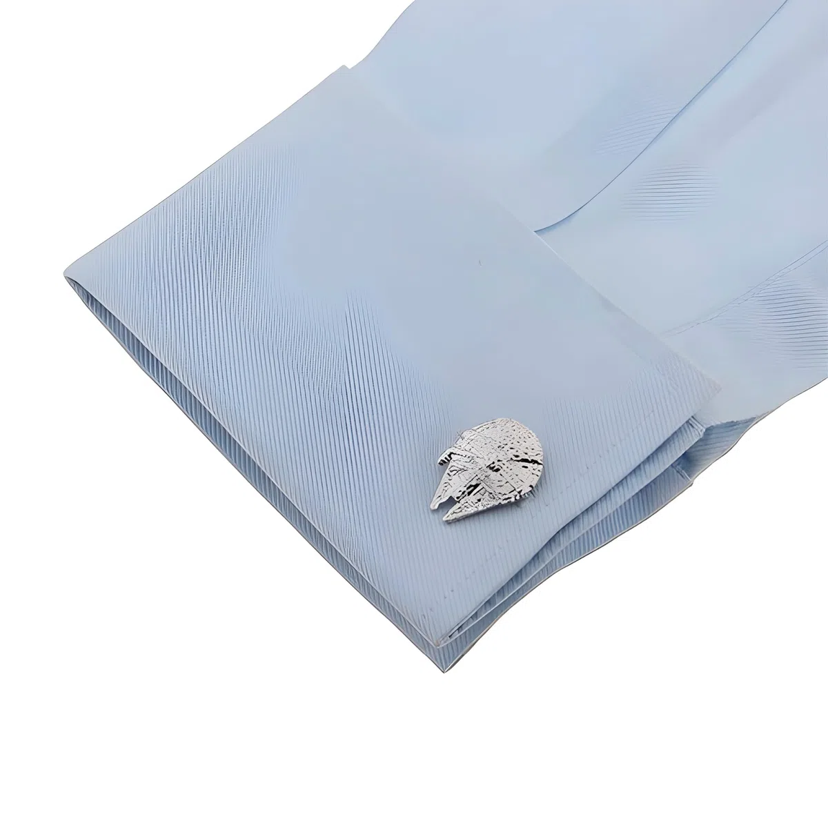 Gemelos de Boda Nave Espacial del Cine en Plateado | Gemelos Originales Para Camisas | Para Hombres y Niños | Regalos Para Bodas, Comuniones, Bautizos y Otros Eventos