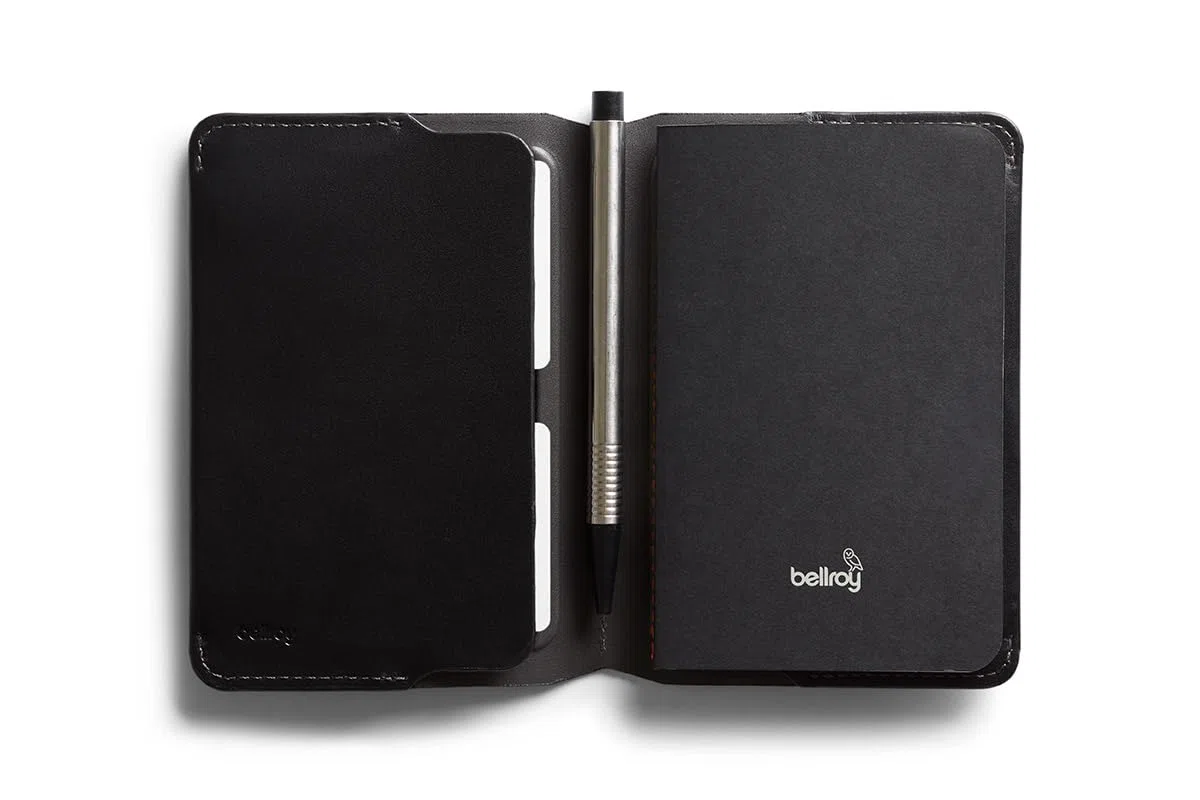 Bellroy Notebook Cover (Funda de Piel para Cuaderno) - Black