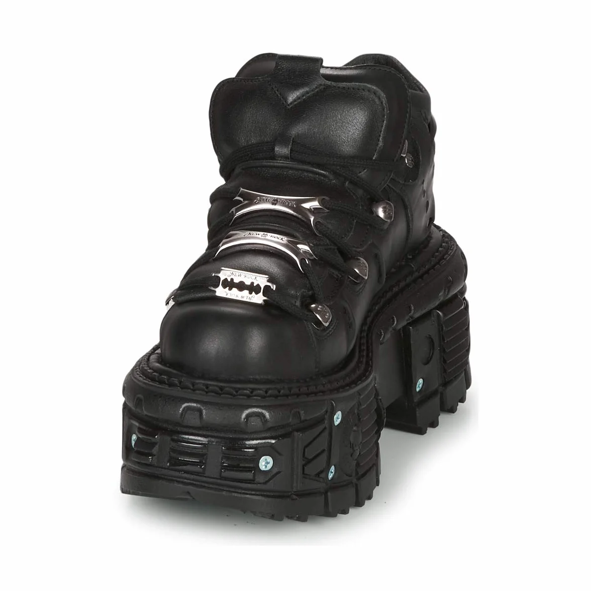New Rock Botines Piel Militar Original Plataforma M.TANK106-C2 (Numeric_40)