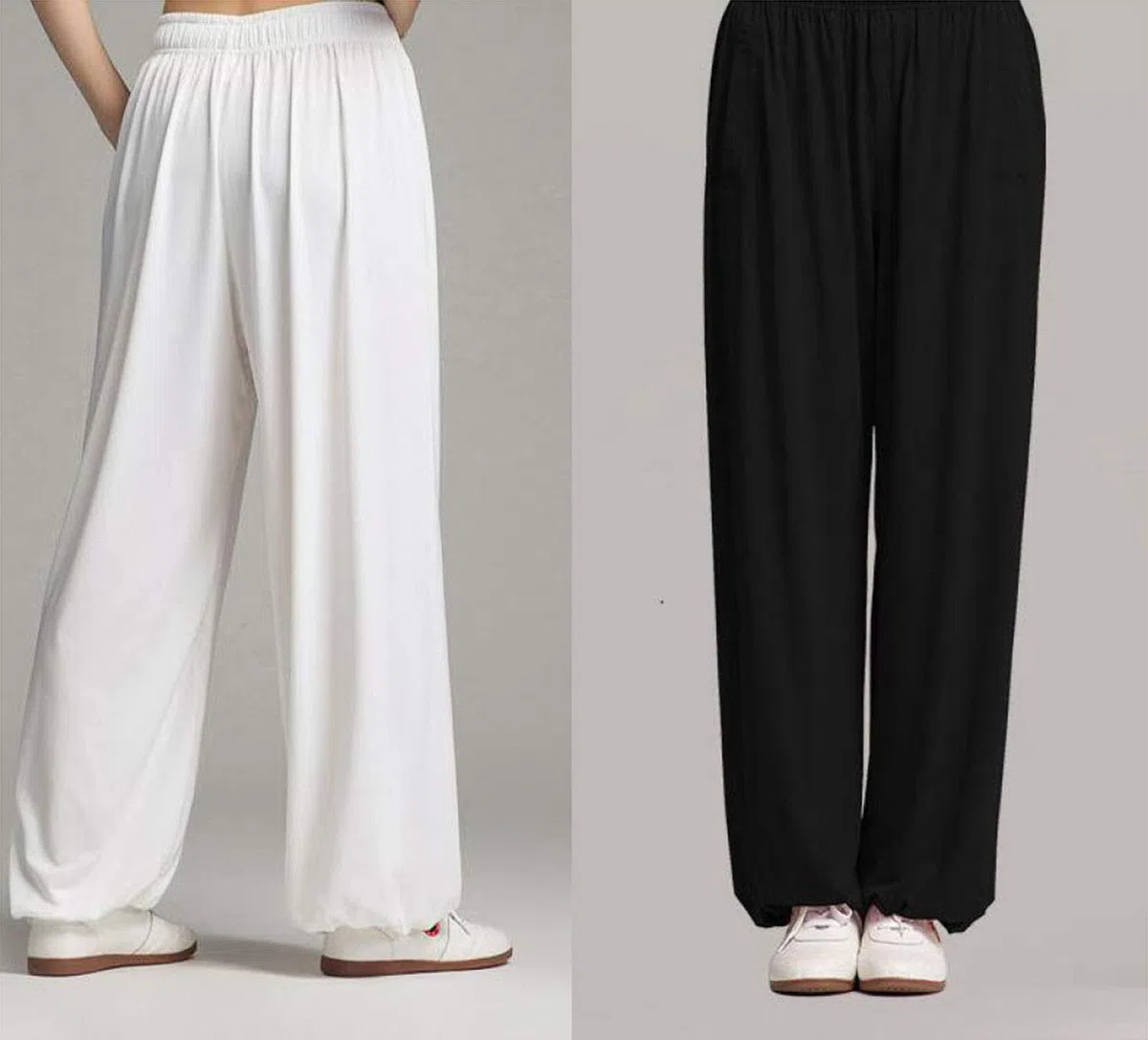 ZMIN Pantalones De Tai Chi para Mujer, para Hombre, De Talla Grande, Pantalones De Tai Chi, Pantalones para Correr, Pantalones Casuales Ajustados