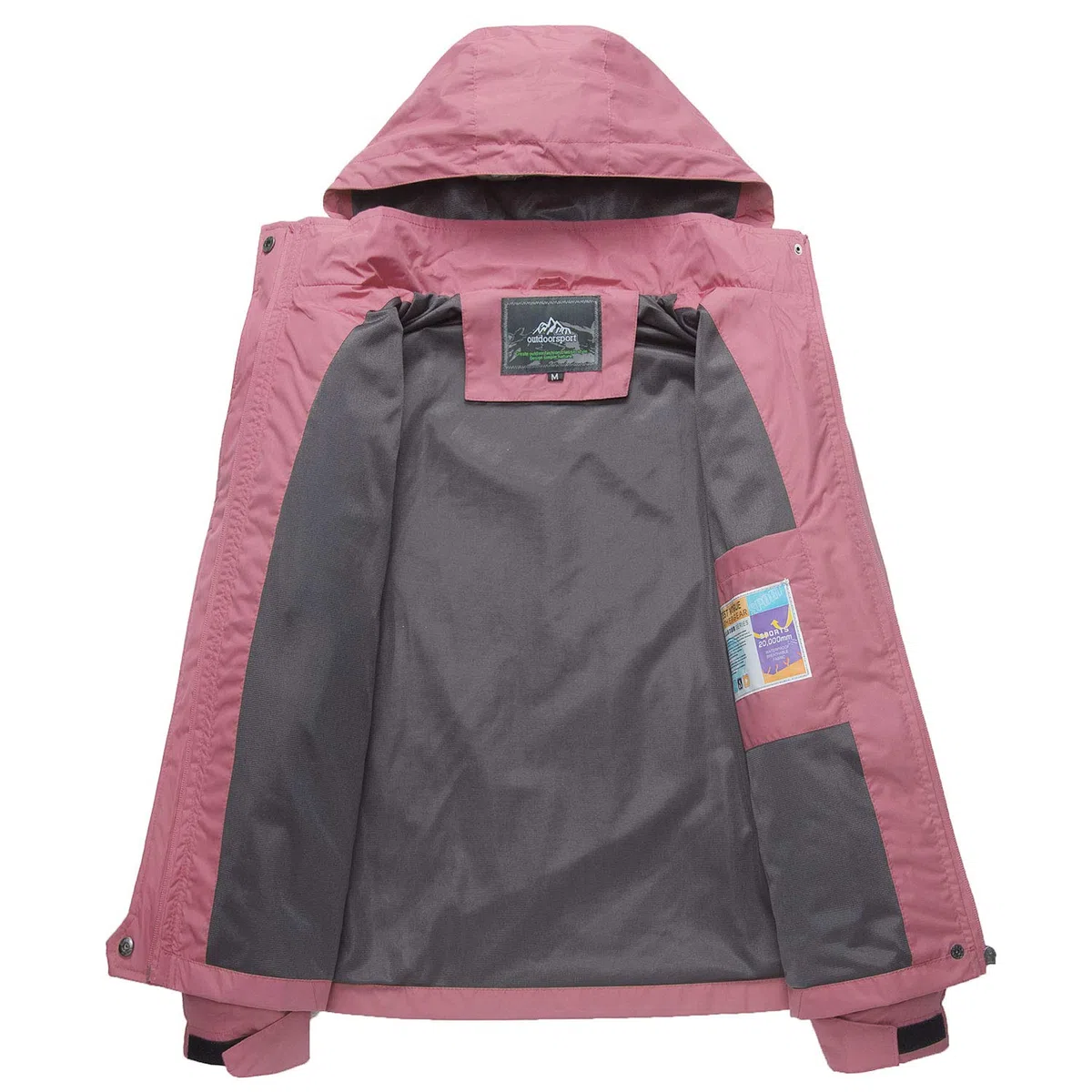 Chaqueta impermeable ligera para mujer Sports Mountain Chaqueta cortavientos
