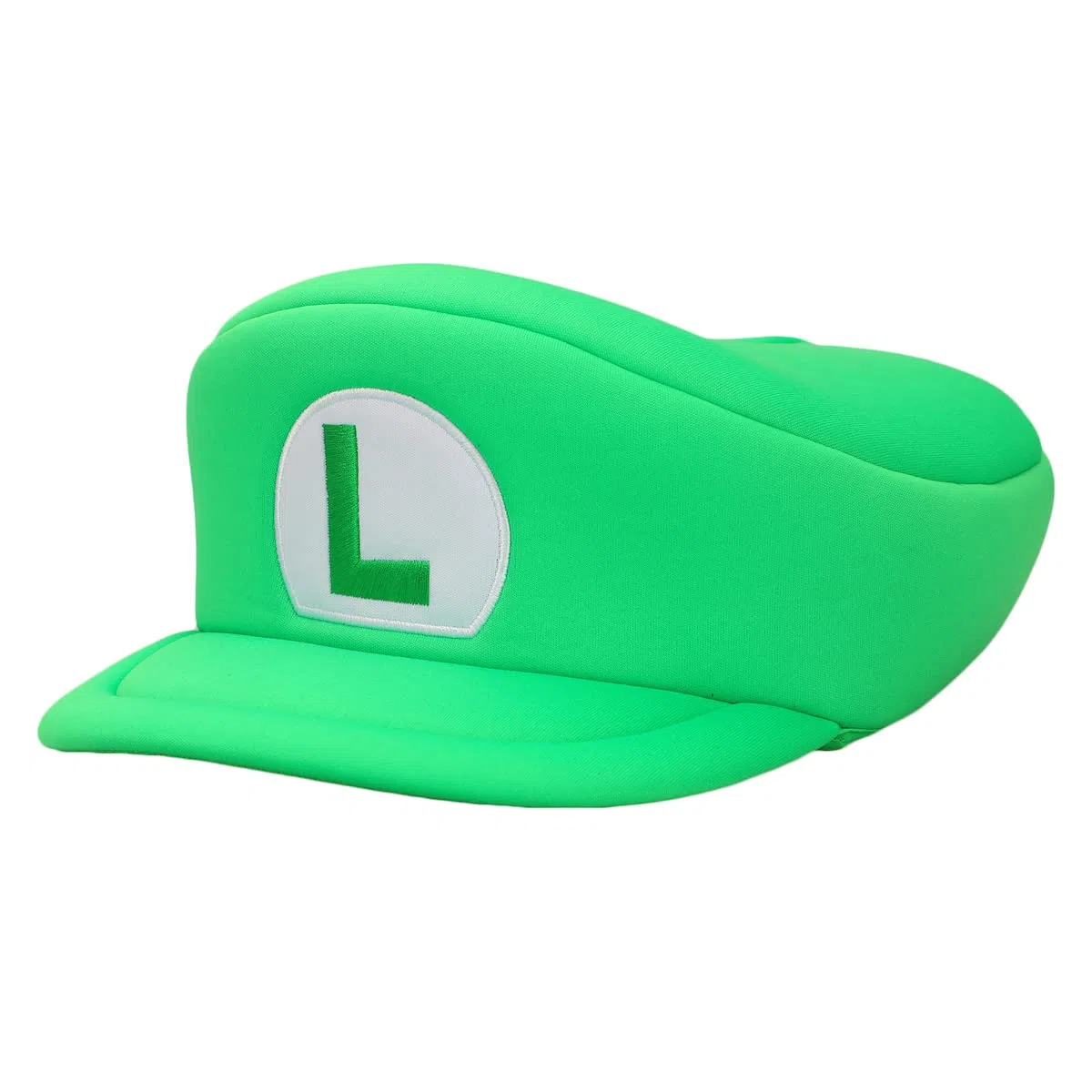 Super Mario Bros - Gorra de boina verde bordada Luigi L para adulto, Verde