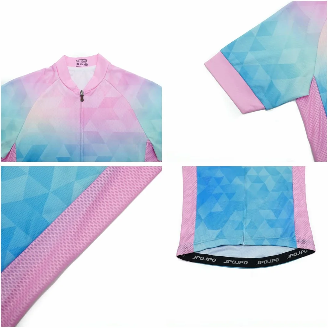 Maillot de ciclismo de montaña para mujer, manga corta, tallas S-3XL