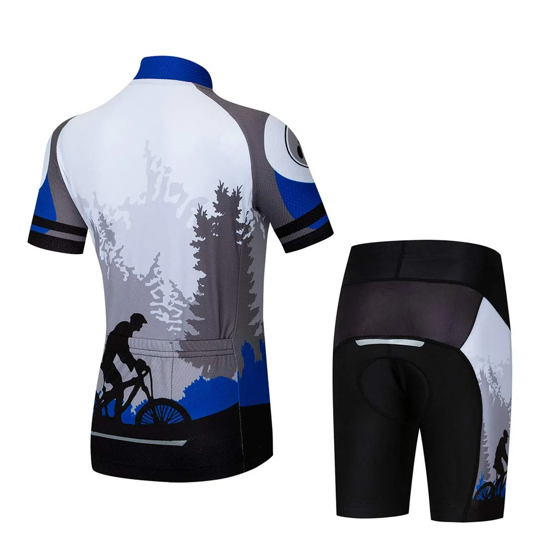 Weimostar Conjunto de maillot y pantalón de ciclismo para niños