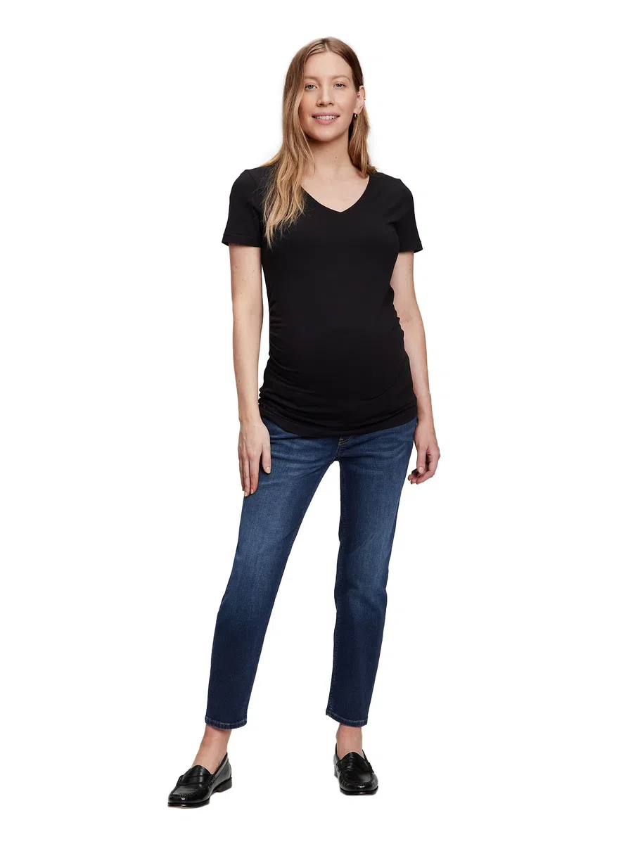 GAP Maternity True Waistband Full Panel Cheeky Straight Jeans - Jeans Mujer