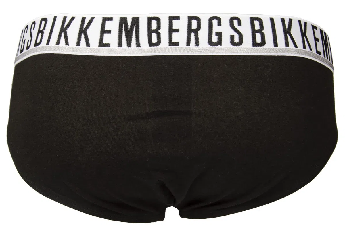 Bikkembergs Calzoncillos de Hombre Paquete de 2 Piezas Ropa Interior de algodón elástico Visible artículo BKK1USP01BI BIPACK Briefs