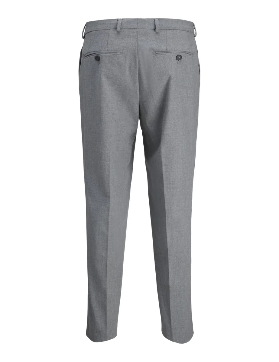 JACK & JONES Pantalones de Traje para Hombre JPRTHEO Regular Fit Pantalones de Traje, Gris Claro Jaspeado/Ajuste: Ajuste Regular, 48