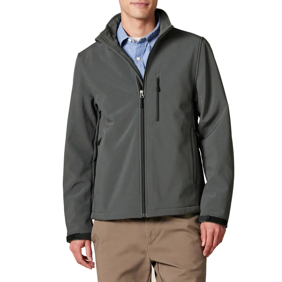 Amazon Essentials Hombre Chaqueta de Shoftshell Resistente a la Lluvia