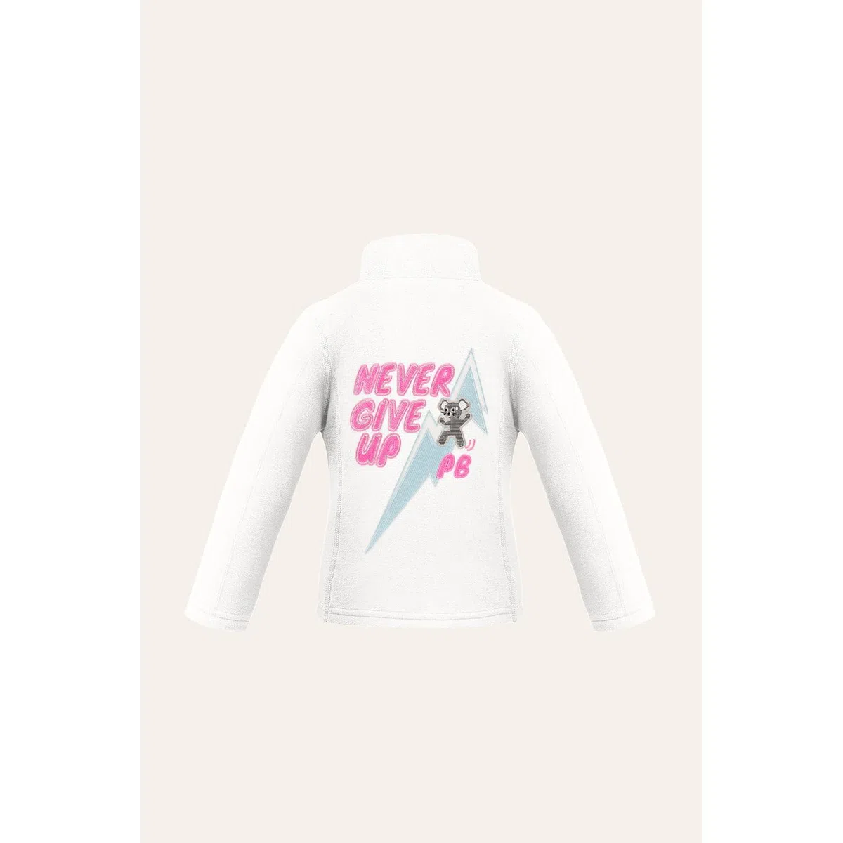 Pimienta Blanca - Chaqueta polar Micro Fleece Jacket 1500 White Girl - Blanco
