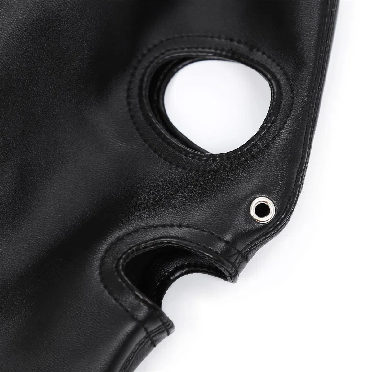 Cuero Cabeza Cubrir con Peluca Cola de Caballo Látex máscara de Cabeza Capucha de Goma para Cosplay Fiesta Ropa de Club