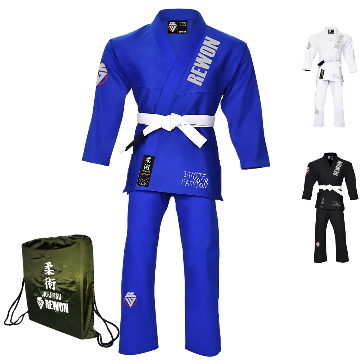 Kimono Jiu Jitsu, BJJ Gi Premium ligero Jiu Jitsu uniforme para hombres mujeres de mma artes marciales entrenamiento