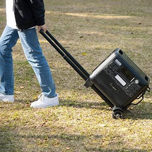 FOSSiBOT F2400 - Carro Plegable con Ruedas, Ligero, Compacto, de Carga, para Viajar, Acampar y Desplazarse