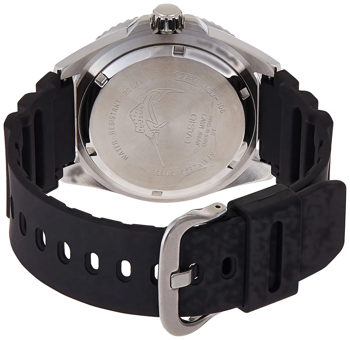 Casio Reloj de buceo negro MDV106-1AV 200 M WR para hombre (MDV106-1A)