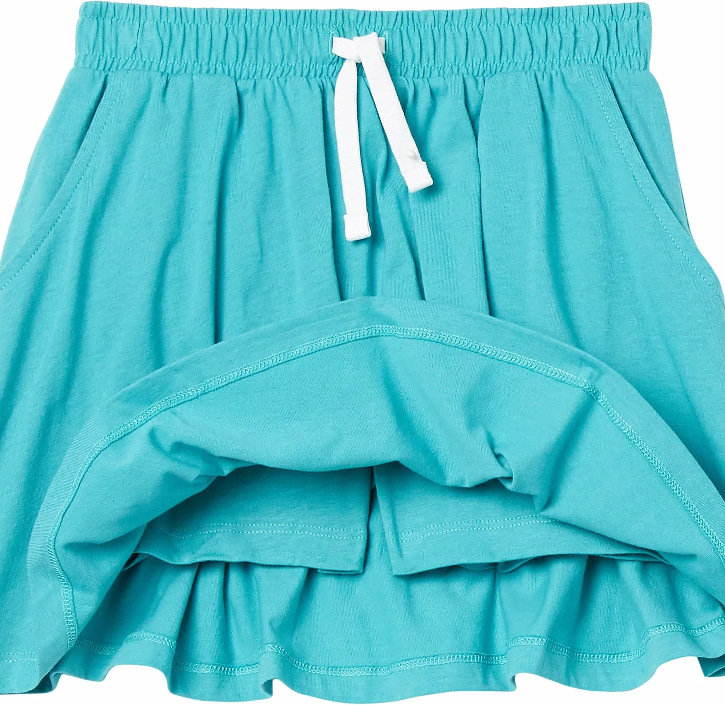 Amazon Essentials Niñas Falda Pantalón de Punto con Cintura Elástica y Pantalones Cortos Transpirables Integrados