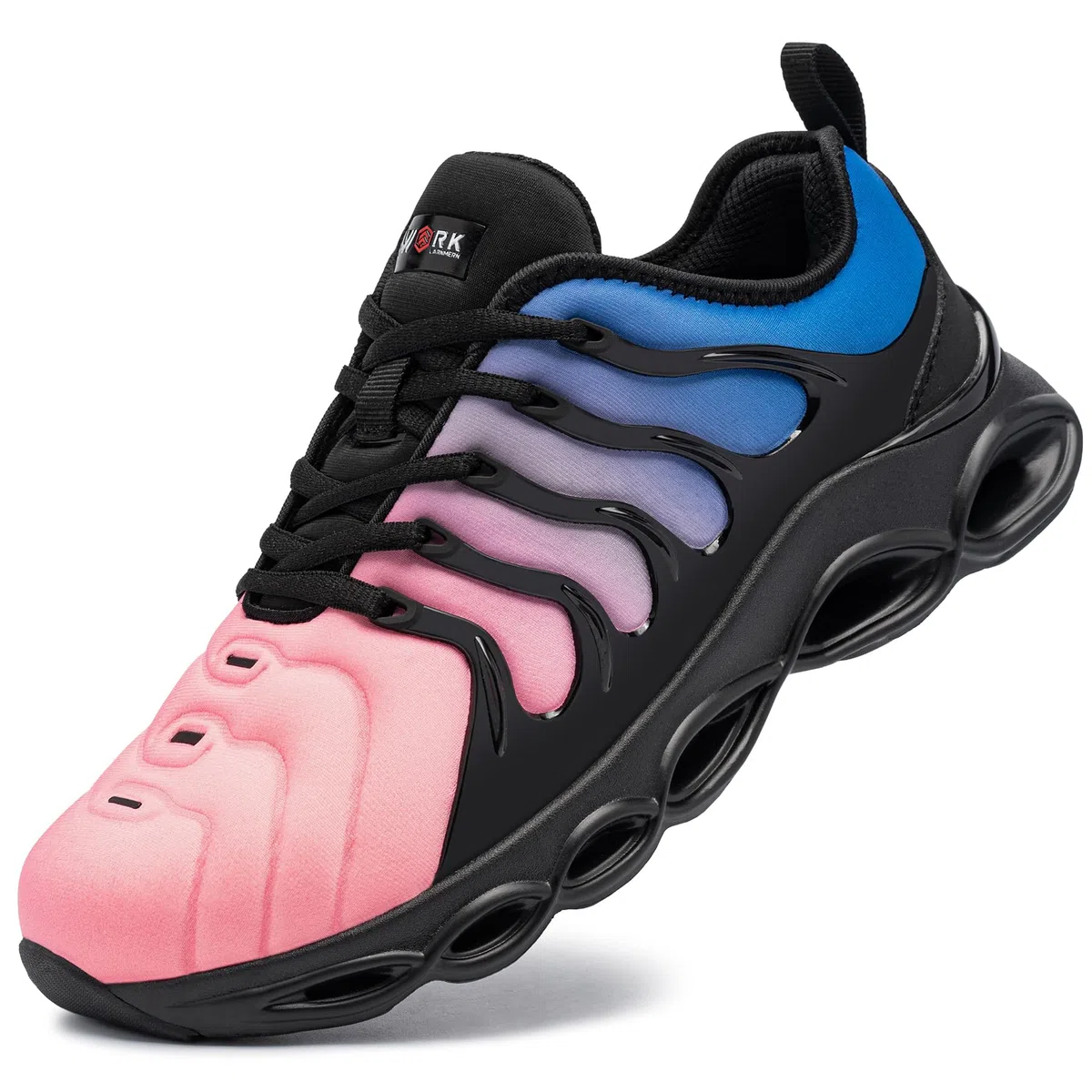 LARNMERN Zapatos de Seguridad para Mujer Zapatillas de Seguridad Cómodo Ligeras Punta de Acero Amortiguación Moda Respirable