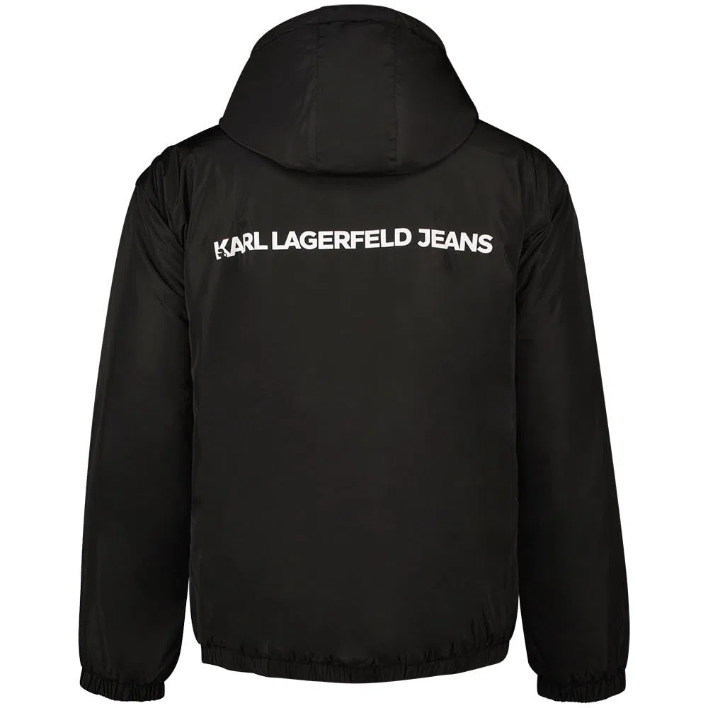 KARL LAGERFELD JEANS, Hombre, Sudadera Con Logo En Cuadro, Ajuste Regular
