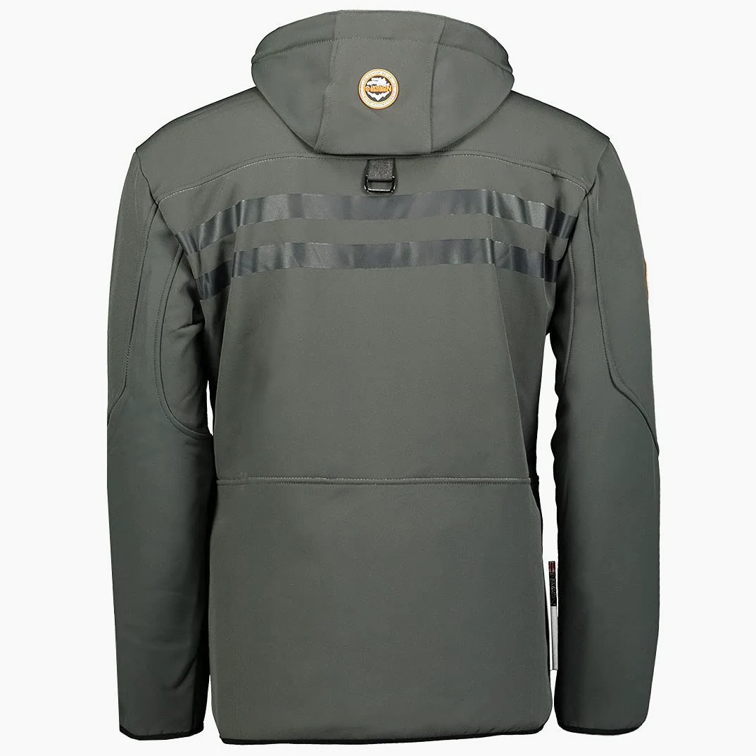Geographical Norway Chaqueta Softshell Hombre Royaudb Dsitribrands Production Impermeable Cortaviento con Capucha para Exterior Rutas Senderismo Esquí Invierno Otoño Primavera