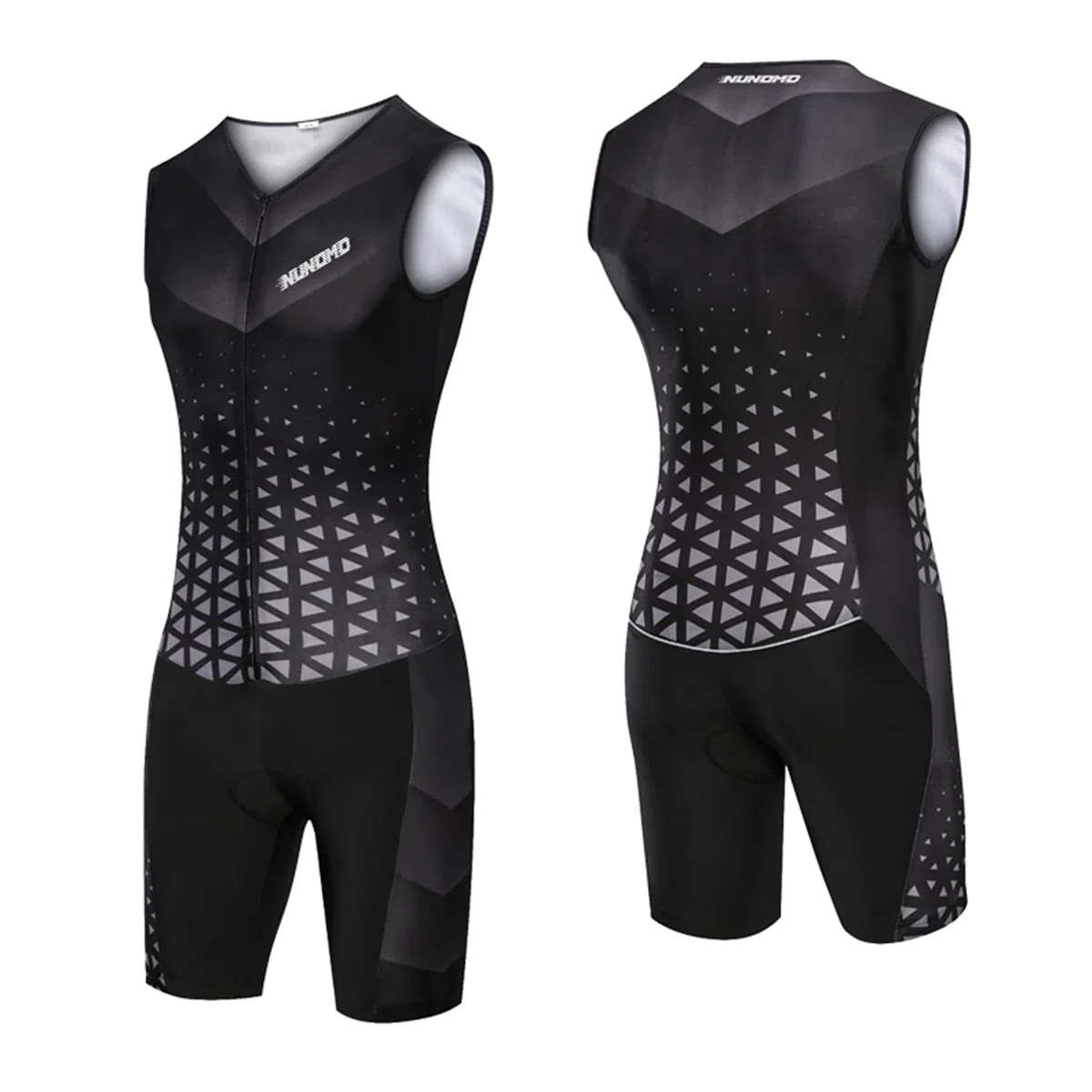 Traje de Ciclismo for Mujer, Traje de Carrera de triatlón for Equipo, Mono de Manga Corta con Bolsillos, Almohadilla de Gel, Ropa de Verano for Montar en Bicicleta Natación Ciclismo