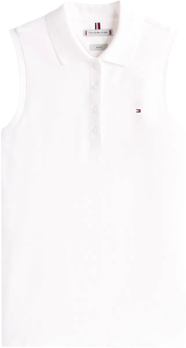 Tommy Hilfiger Polo de Manga Corta Mujer 1985 Slim Fit