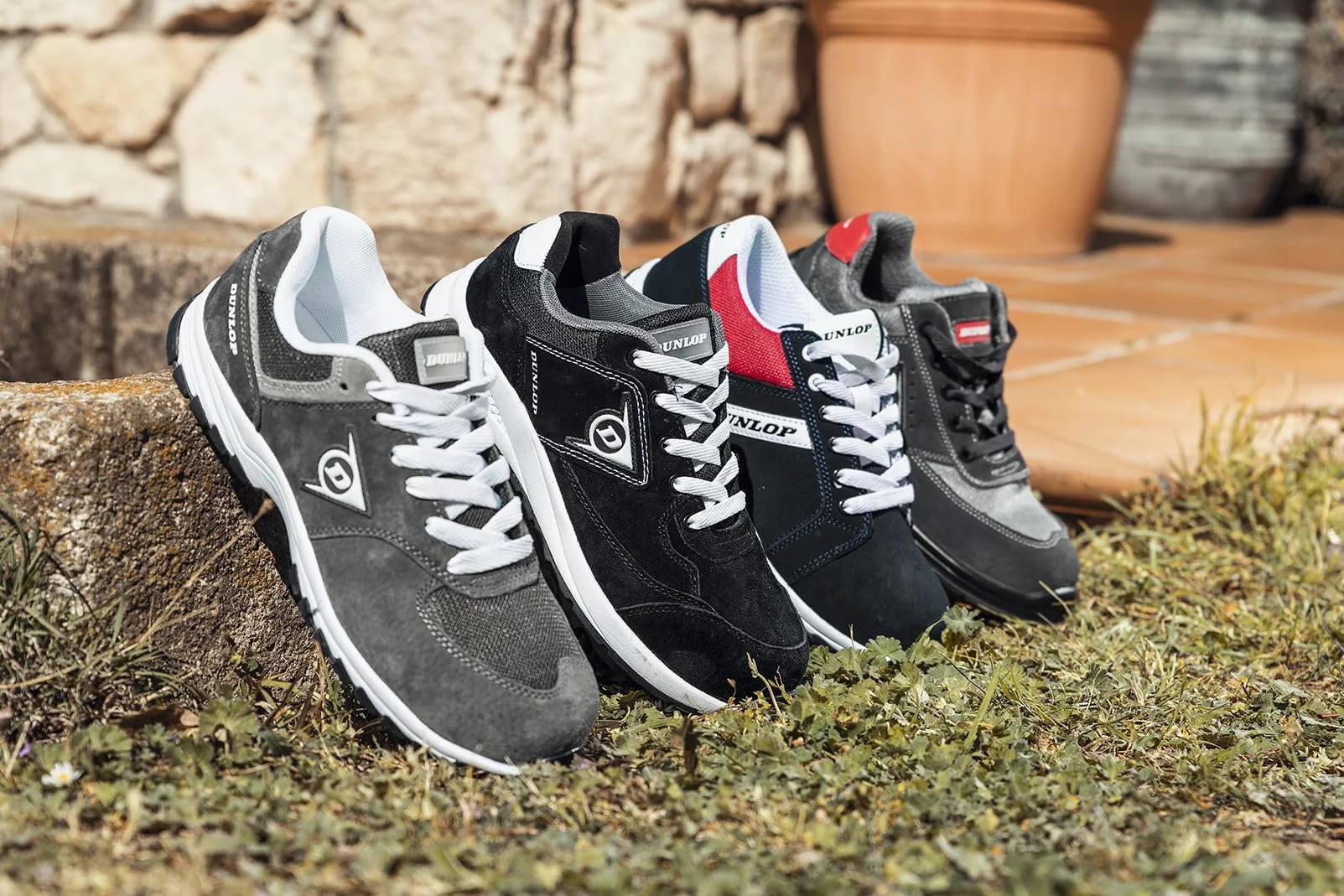 Dunlop DL0201017-44 Zapatos, Gris, 44