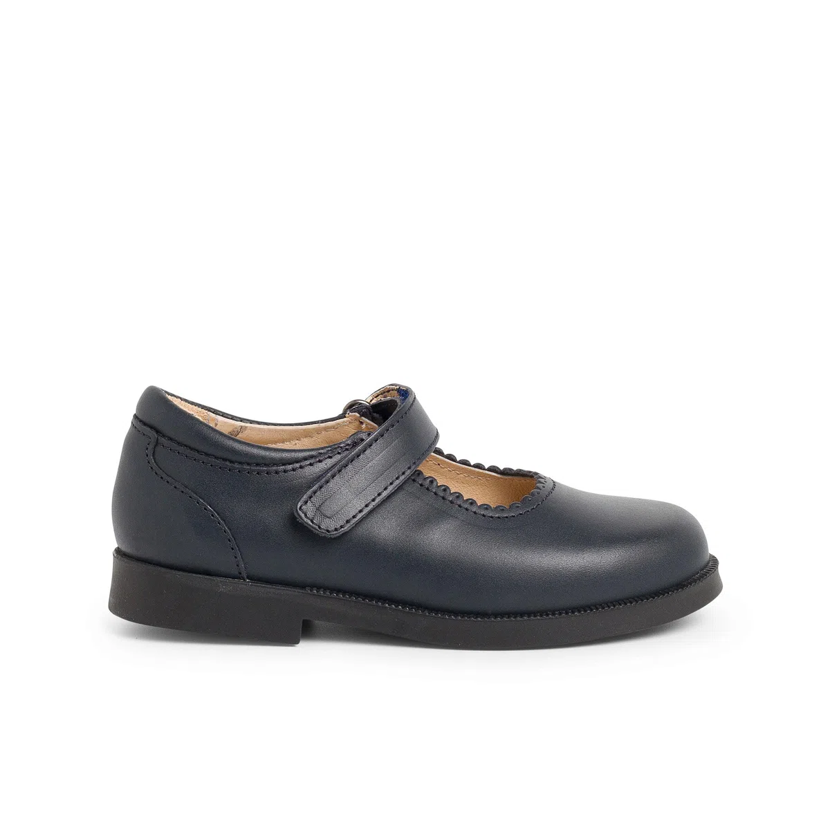 Pisamonas Zapato Colegial Merceditas Niña Cinta Adhesiva