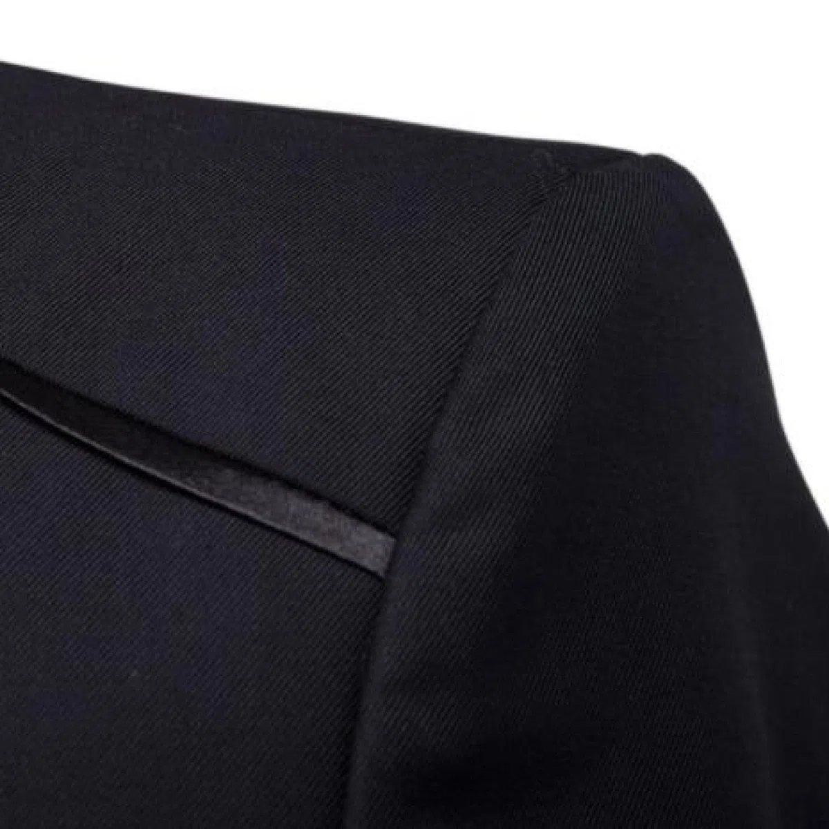 Chaqueta de traje con cuello alto y temperamento de color sólido para hombre, cómoda, informal, versátil, simple y delgada, con botones