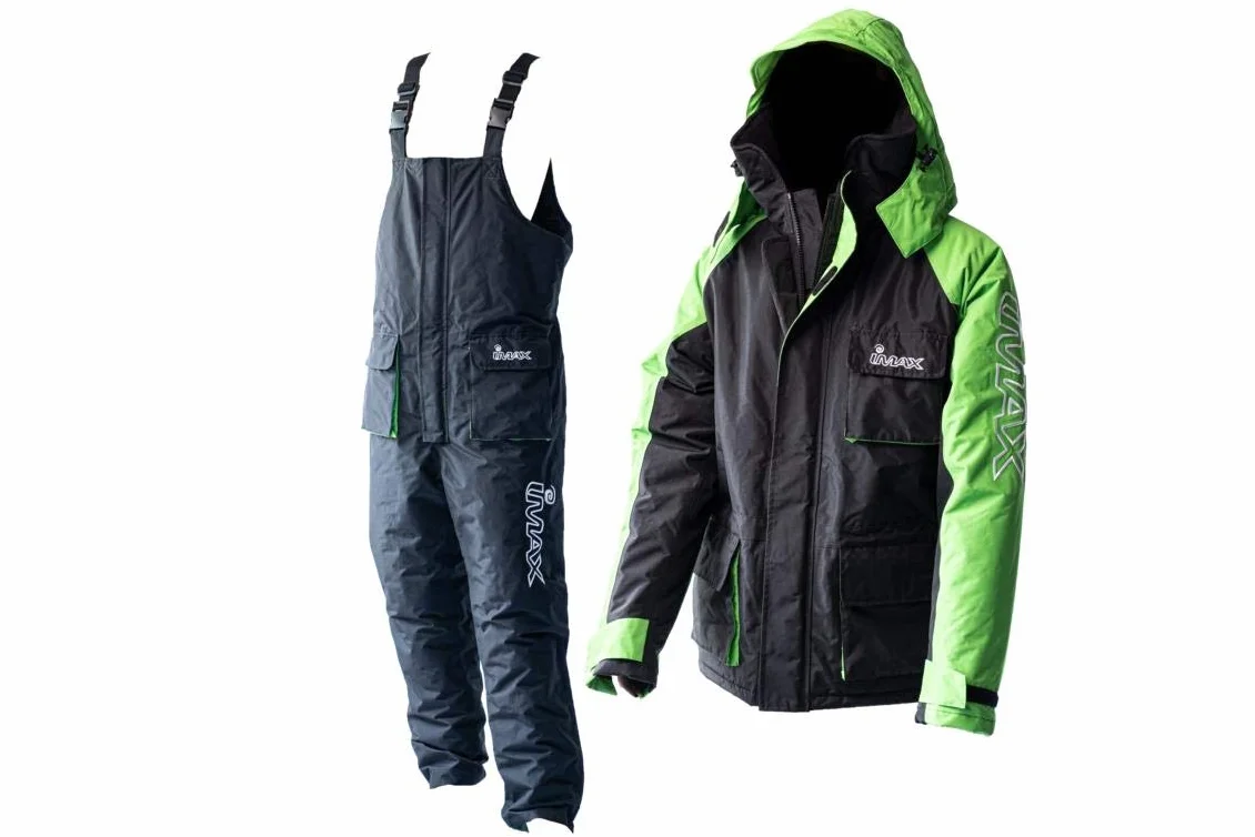 Imax Traje de Nieve para Adultos de Cualquier Género, Medium, Verde, Resistente a la Suciedad, Estilo de Vida al Aire Libre, Manga Larga, Pantalón, Ajuste Regular, Cuello con Capucha, SNOWSUIT