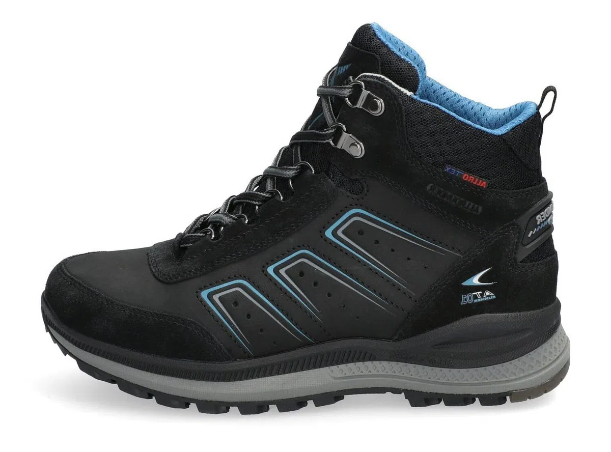 Allrounder by Mephisto Satika Tex - Zapatillas deportivas para mujer, color negro/azul