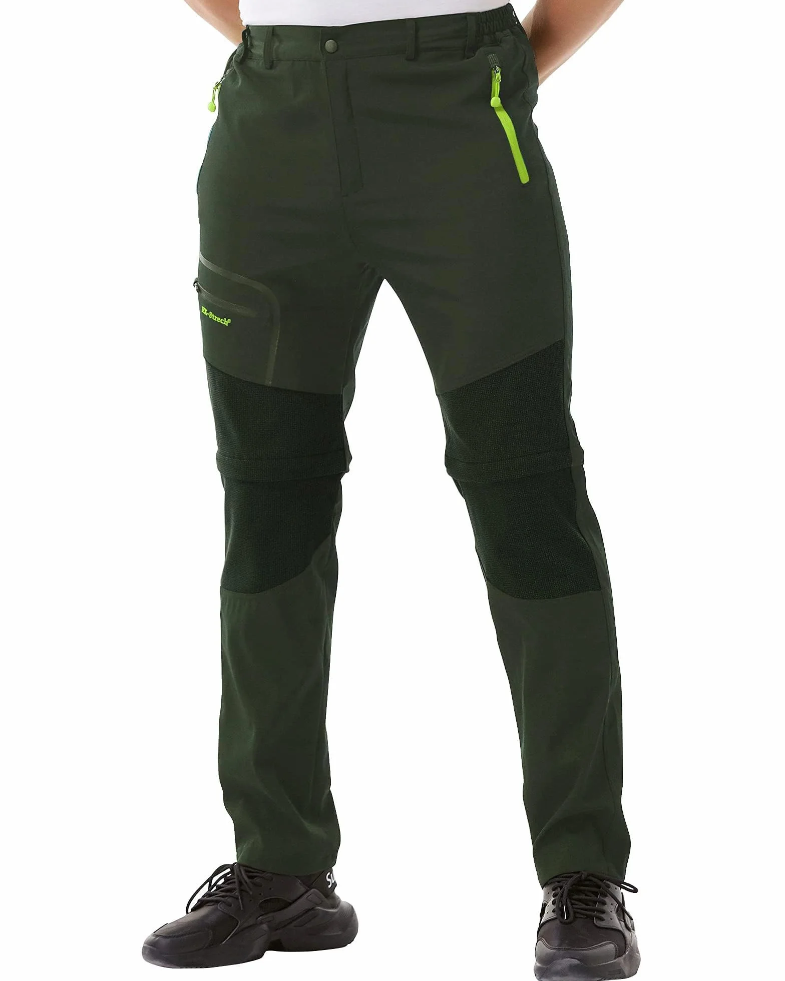 ZOEREA Pantalones Aire Libre de Hombre Convertible Pantalones Cortos Trekking Montaña Escalada Senderismo Secado Rápido Pantalón Funcionales