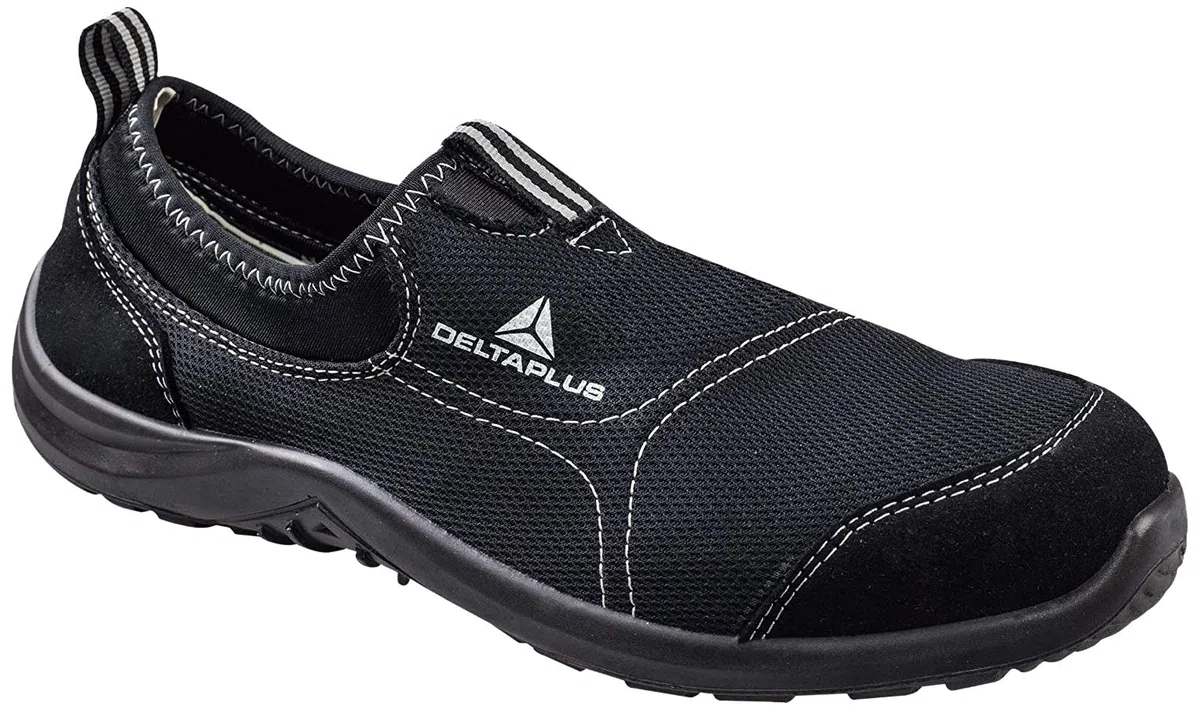 Delta Plus Miami - Zapatos de lona de seguridad para hombre y mujer, Black, 45 EU