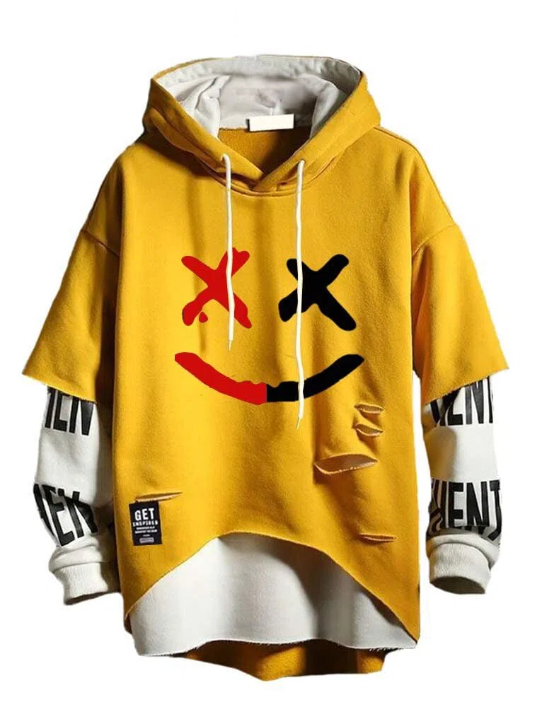 Hola MrLin Techwear Masculino Hip Hop Sudadera Streetwear Japonés Patchwork Sudadera Urbana